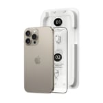 Fulltech MagicBox iPhone 15 Pro Max Premium Tempered Glass Aparatlı Ekran Koruyucu - Clear