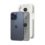 Fulltech MagicBox iPhone 15 Pro Premium Tempered Glass Aparatlı Ekran Koruyucu - Privacy