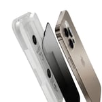 Fulltech MagicBox iPhone 15 Pro Premium Tempered Glass Aparatlı Ekran Koruyucu - Privacy
