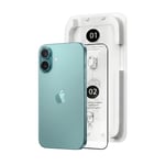 Fulltech MagicBox iPhone 16 Plus/ 15 Plus Premium Tempered Glass Aparatlı Ekran Koruyucu - Clear