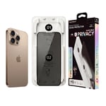Fulltech MagicBox iPhone 16 Pro Max Premium Tempered Glass Aparatlı Ekran Koruyucu - Privacy