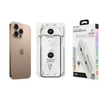 Fulltech MagicBox iPhone 16 Pro Max Premium Tempered Glass Aparatlı Ekran Koruyucu - Clear