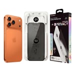 Fulltech MagicBox iPhone 17 Pro Max Premium Tempered Glass Aparatlı Ekran Koruyucu - Privacy