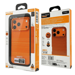 Fulltech PC1 iPhone 17 Pro Max Magsafe Karbon Tasarım Kılıf - Orange