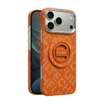 Fulltech PC2 iPhone 17 Pro Max Magsafe Karbon Tasarım Kılıf - Orange