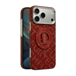 Fulltech PC2 iPhone 17 Pro Max Magsafe Karbon Tasarım Kılıf - Red