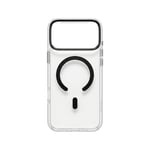 Fulltech PC3 iPhone 17 Pro Max Magsafe Karbon Tasarım Kılıf - Şeffaf Black