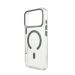 Fulltech PC3 iPhone 17 Pro Max Magsafe Karbon Tasarım Kılıf - Şeffaf Titanium Gray