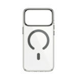 Fulltech PC3 iPhone 17 Pro Max Magsafe Karbon Tasarım Kılıf - Şeffaf Titanium Gray