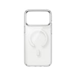 Fulltech PC3 iPhone 17 Pro Max Magsafe Karbon Tasarım Kılıf - Şeffaf White
