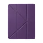 PS iPad A16 / 10.9 (10. nesil) Tri Folding Standlı Kılıf - Mor