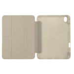 PS iPad A16 / 10.9 (10. nesil) Tri Folding Standlı Kılıf - Bej