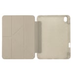 PS iPad A16 / 10.9 (10. nesil) Tri Folding Standlı Kılıf - Bej