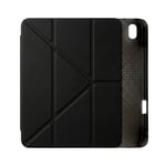 PS iPad A16 / 10.9 (10. nesil) Tri Folding Standlı Kılıf - Siyah
