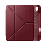 PS iPad A16 / 10.9 (10. nesil) Tri Folding Standlı Kılıf - Bordo