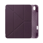 PS iPad A16 / 10.9 (10. nesil) Tri Folding Standlı Kılıf - Damson