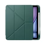 PS iPad Air 11 inç (M4)/(M3)/(M2) Tri Folding Standlı Kılıf - Haki