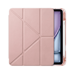 PS iPad Air 11 inç (M4)/(M3)/(M2) Tri Folding Standlı Kılıf - Pembe