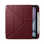 PS iPad Air 11 inç (M4)/(M3)/(M2) Tri Folding Standlı Kılıf - Bordo