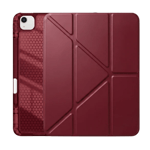 PS iPad Air 13 inç (M4)/(M3)/(M2) Tri Folding Standlı Kılıf - Bordo
