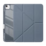 PS iPad Air 13 inç (M4)/(M3)/(M2) Tri Folding Standlı Kılıf - Gri