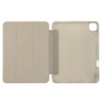 PS iPad Air 13 inç (M4)/(M3)/(M2) Tri Folding Standlı Kılıf - Bej