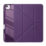 PS iPad Air 13 inç (M4)/(M3)/(M2) Tri Folding Standlı Kılıf - Mor