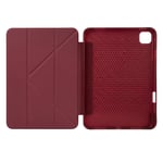 PS iPad Air 13 inç (M4)/(M3)/(M2) Tri Folding Standlı Kılıf - Bordo