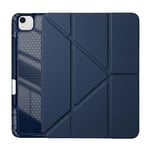 PS iPad Air 13 inç (M4)/(M3)/(M2) Tri Folding Standlı Kılıf - Lacivert