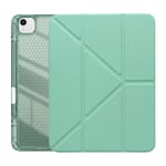 PS iPad Air 13 inç (M4)/(M3)/(M2) Tri Folding Standlı Kılıf - Yeşil