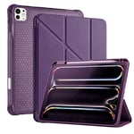 PS iPad Pro 13 inç (M5)/(M4) Tri Folding Standlı Kılıf - Mor