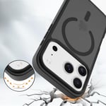 PS iPhone 17 Pro Max Mist Serisi Magsafe Kılıf - Siyah