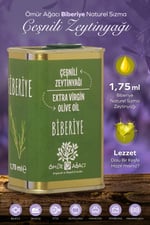 Soğuk Sıkım Biberiye Naturel Sızma Çeşnili 175 ml. Teneke Zeytinyağı