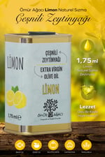 Soğuk Sıkım Limon Naturel Sızma Çeşnili 175 Ml. Teneke Zeytinyağı