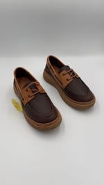 Mamamia  Kahve   Taba Detaylı Loafer 