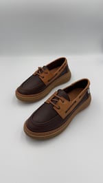 Mamamia  Kahve   Taba Detaylı Loafer 