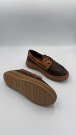 Mamamia  Kahve   Taba Detaylı Loafer 