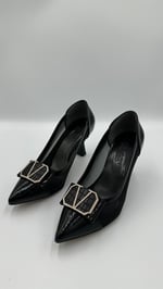 Siyah K Rugan Stiletto