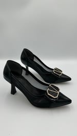 Siyah K Rugan Stiletto