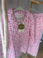 %100 Coton Çilekli Kız Çocuk Pijama Takımı
