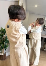 Bej Denim Takım