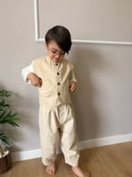 Bej Denim Takım