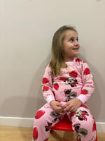Çilekli Minnie Pijama Takımı