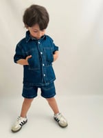 Denim Gömlek-Şort Takım