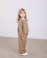 Gabardin Papatya Nakışlı Takım