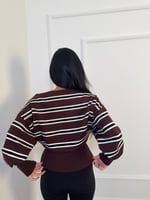 Asimetrik Kayık Yaka Triko kazak 