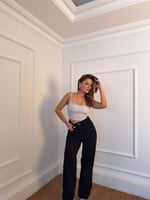 Baggy Yüksek Bel Pantolon 