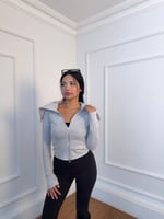 Boğazlı Fermuarlı Üst 