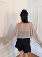 Düşük Yaka Pullu Crop