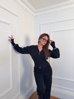 Fermuarlı Triko Takım
